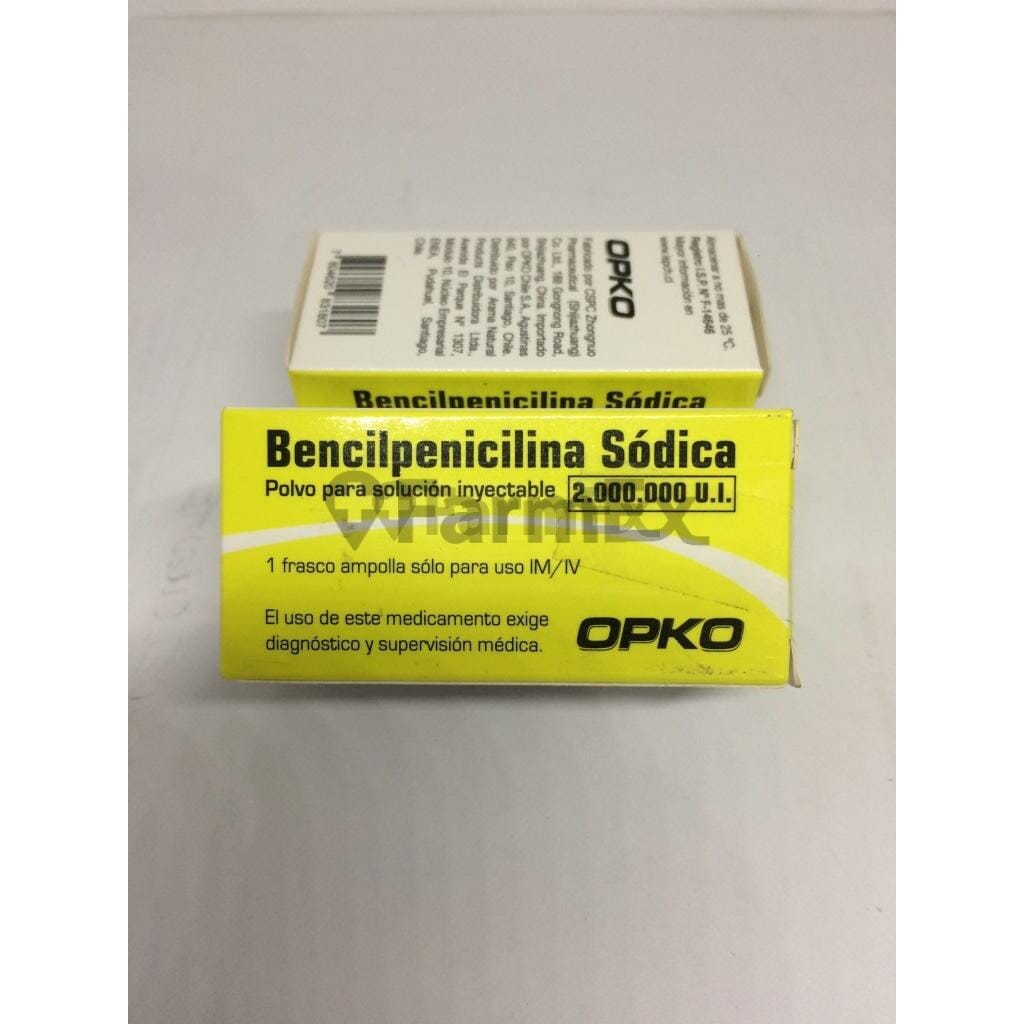 Bencilpenicilina Sódica Ampollas 2.000.000 UI Farmex-BanMedica-Persistente